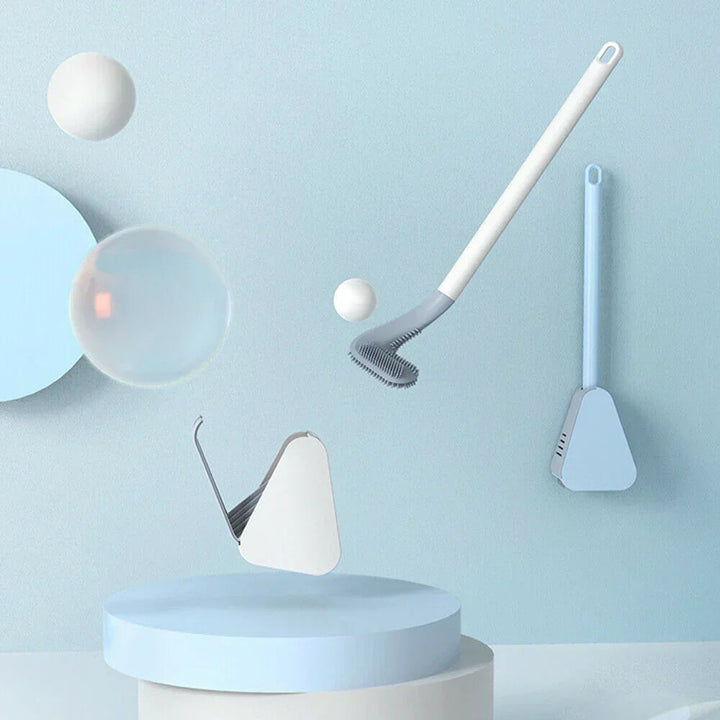 Hygienisk Silikon Toalettborste Med Väggmontering