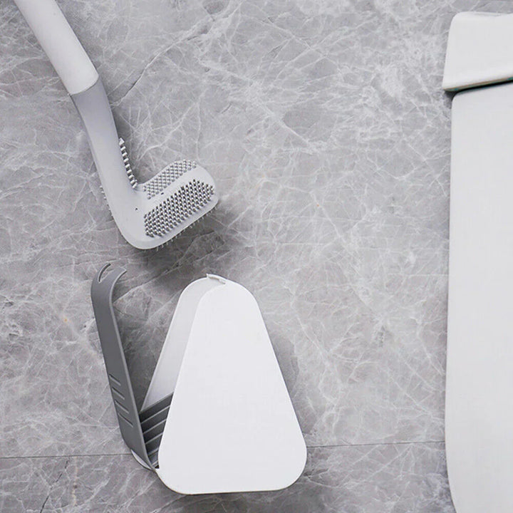 Hygienisk Silikon Toalettborste Med Väggmontering