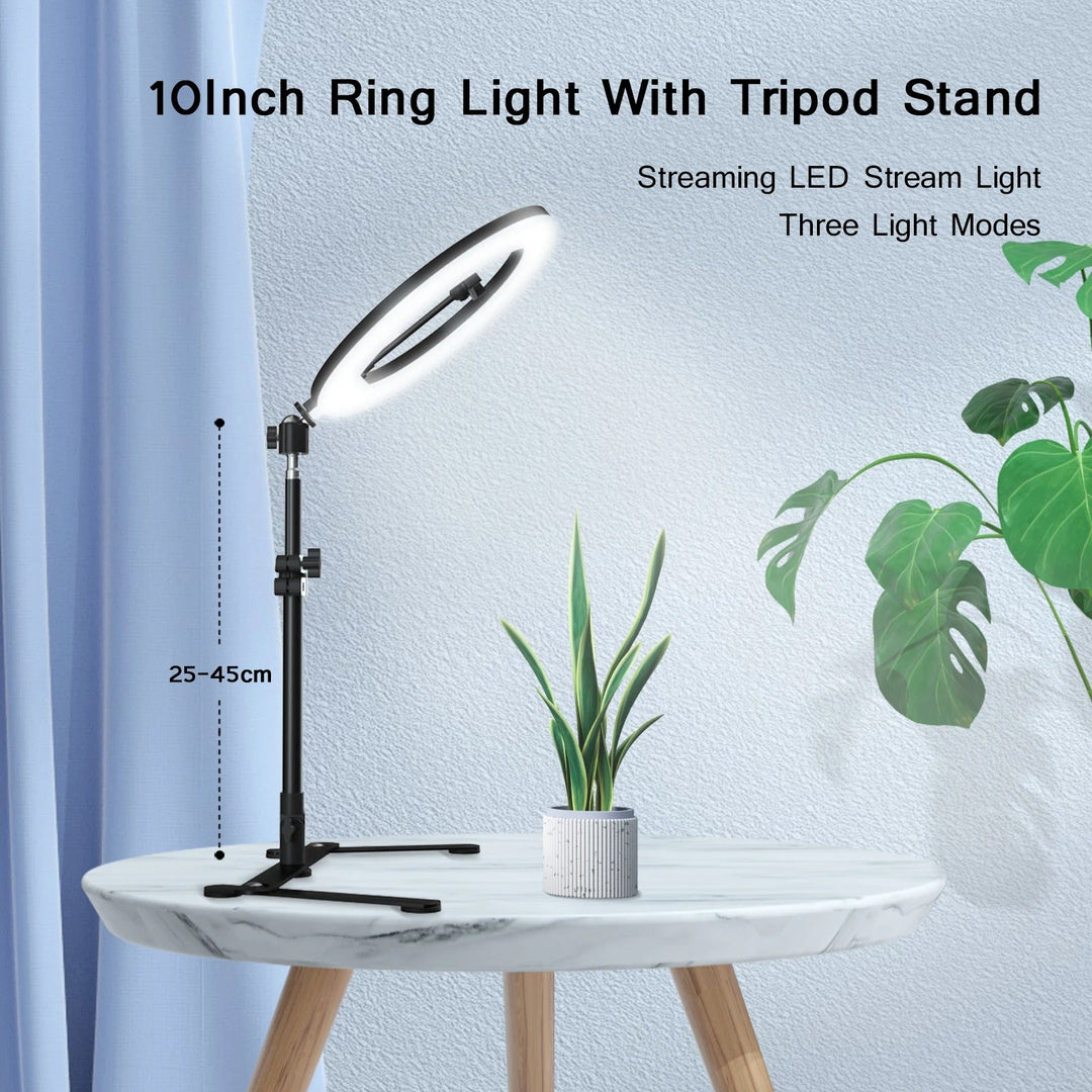 Ring Light Stativ med Telefonhållare