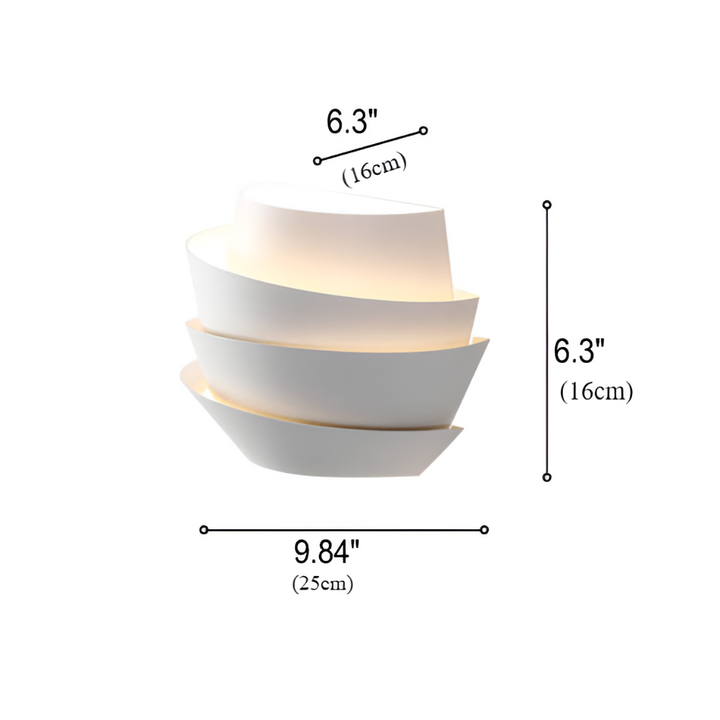 Modern skandinavisk vägglampa med dubbel spotlight