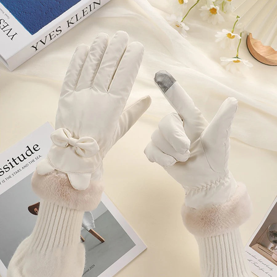 Eleganta Touchscreen Vinterhandskar för Kvinnor