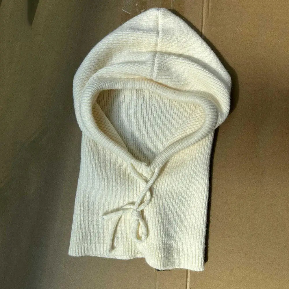 Stickad Huva Balaclava Hatt Halsvärmare