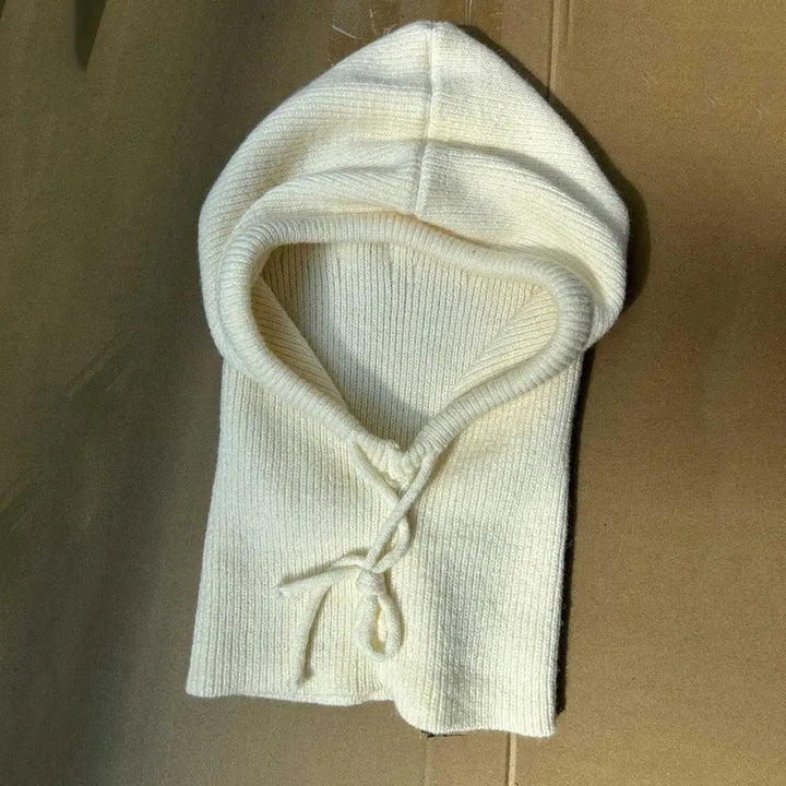 Stickad Huva Balaclava Hatt Halsvärmare