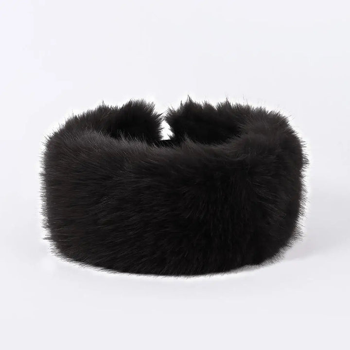 Fuzzy Fuskpäls Huvudband för Damer