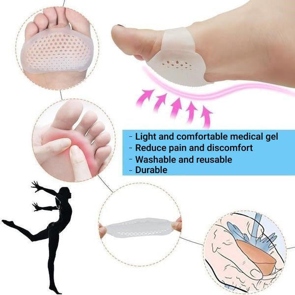 Andningsbara Metatarsal Kuddar - Set om 2