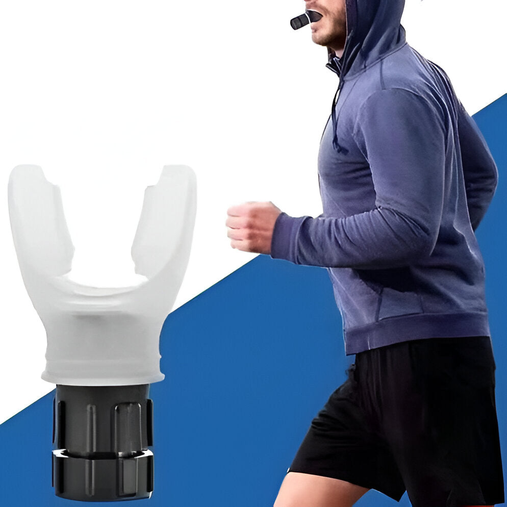 Andningstränare för lungfitness - Justerbart motstånd för träning av andningsmuskler, minska andfåddhet