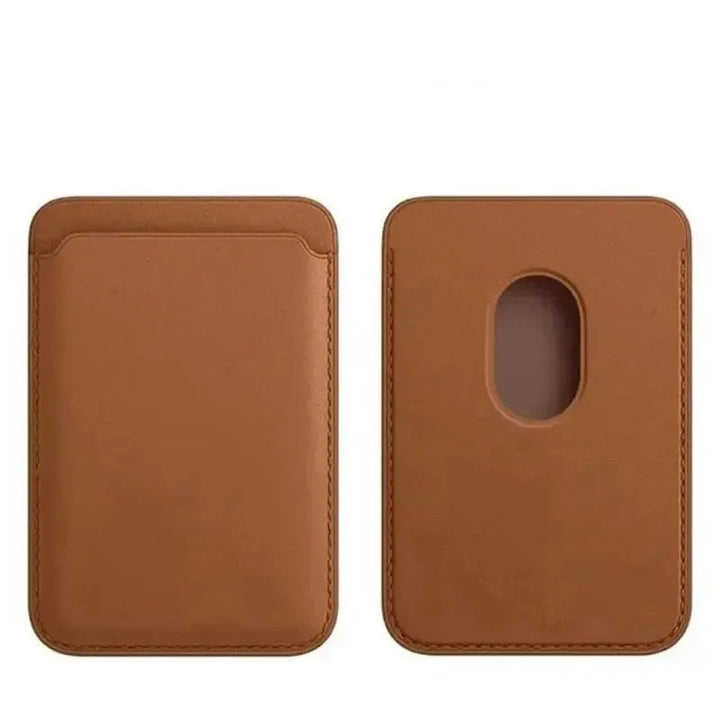 Magnetisk Läderkortshållare Plånbok för iPhone