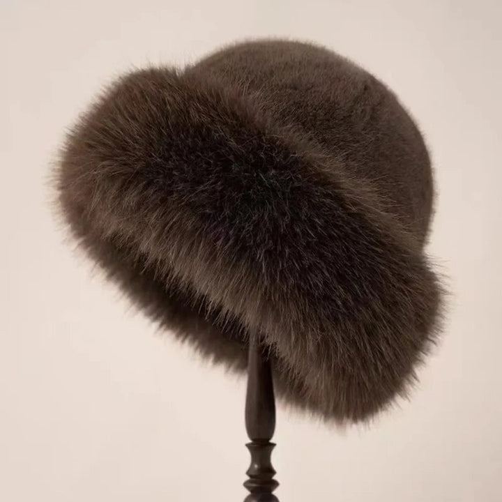 Kvinnors Plysch Vinter Bucket Hat