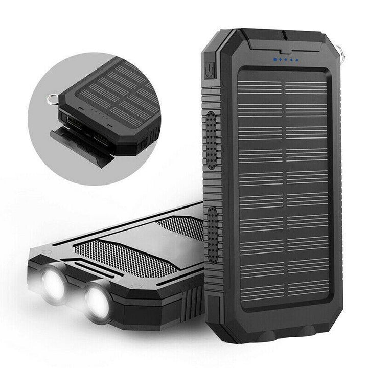 500000 MAH Solkraftladdare, Vattentålig Power Bank, Extern