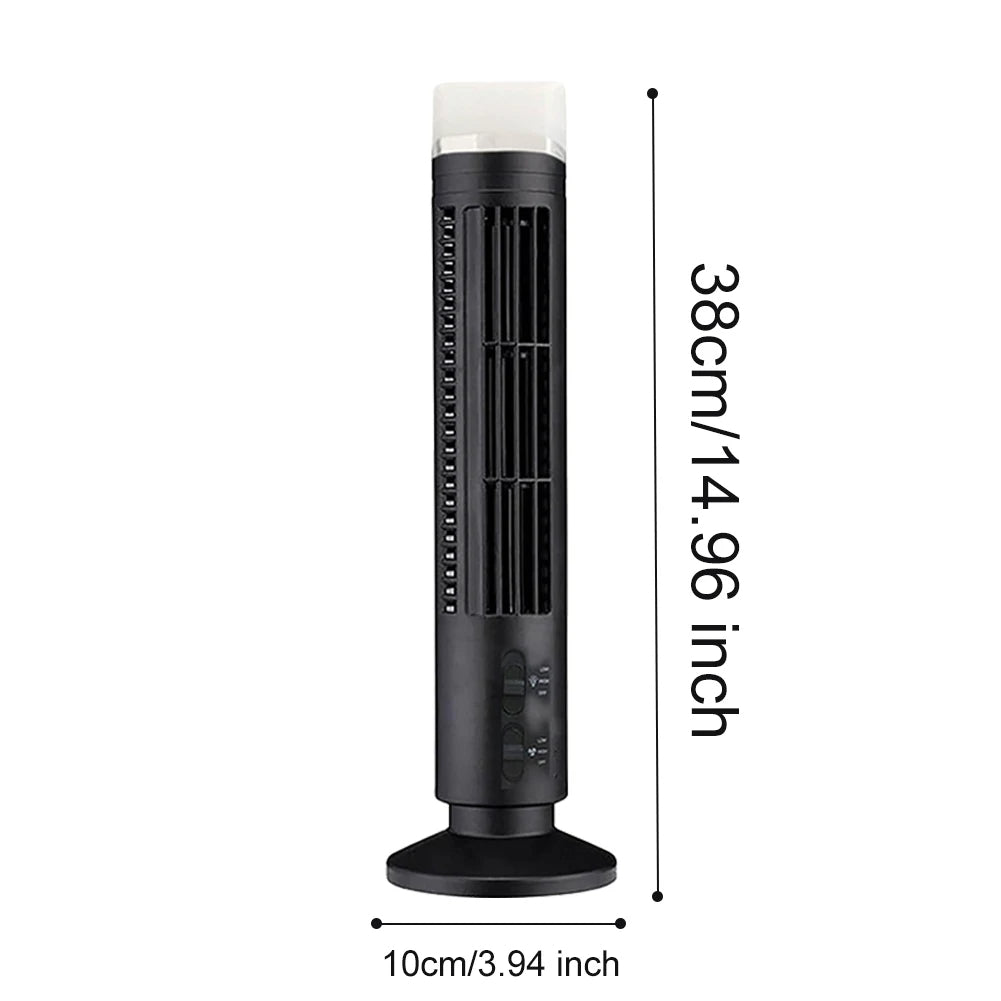 Mini skrivbords luftkonditionering med USB utan blad