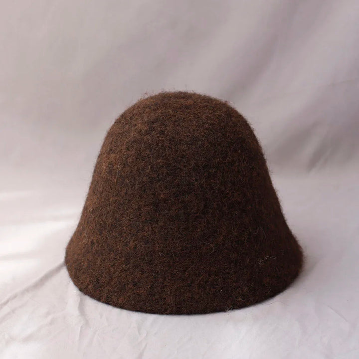 Kvinnors Vinter Ull Bucket Hat