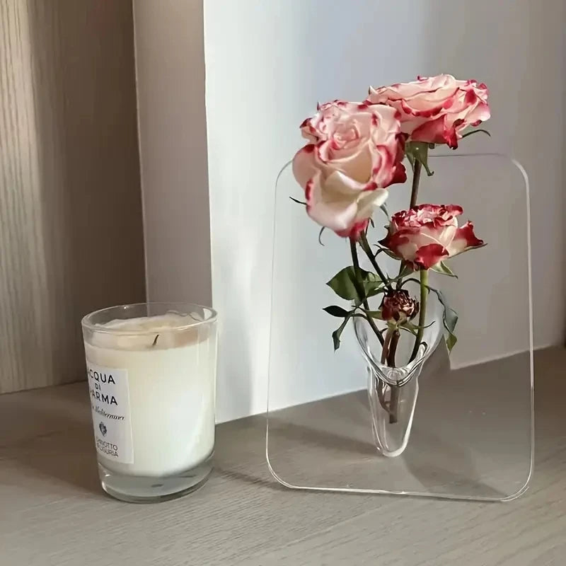 Modern Dekorativ Akryl Bildram Blomvas