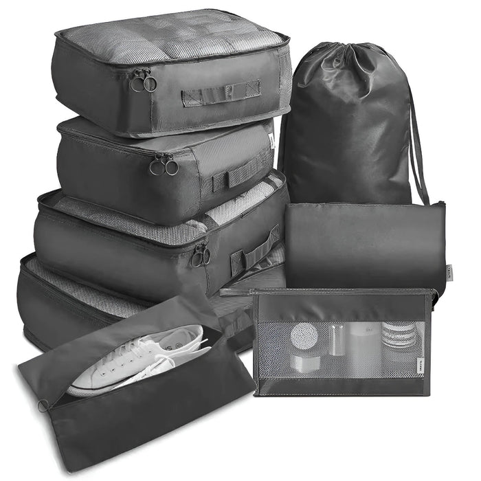 7 Set Packningskub för Resa
