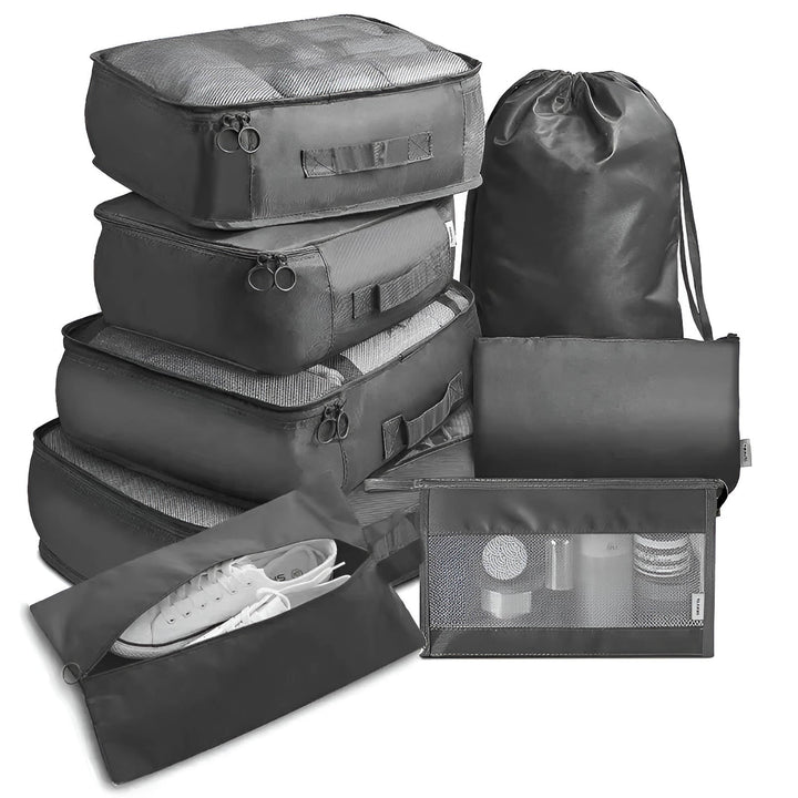 7 Set Packningskub för Resa