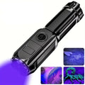 Uppladdningsbar Ultraviolet UV Ficklampa, Zoombar