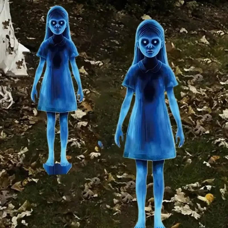 Flickspöke Gårdsdekoration för Halloween