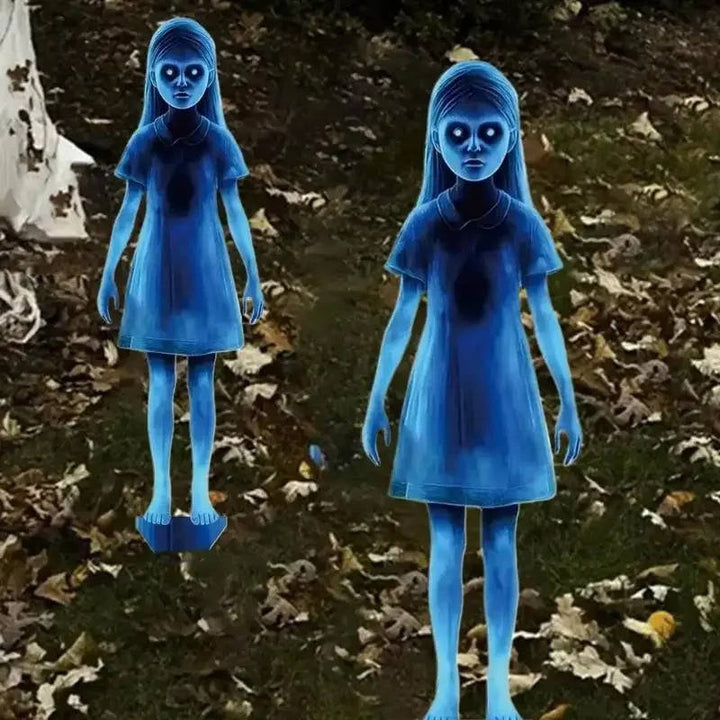 Flickspöke Gårdsdekoration för Halloween