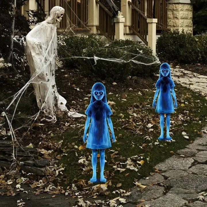 Flickspöke Gårdsdekoration för Halloween