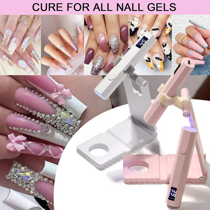 Bärbar LED Nagellampa