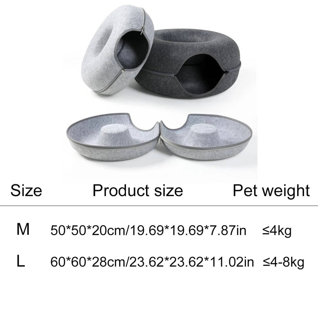 Donut Säng För Katter