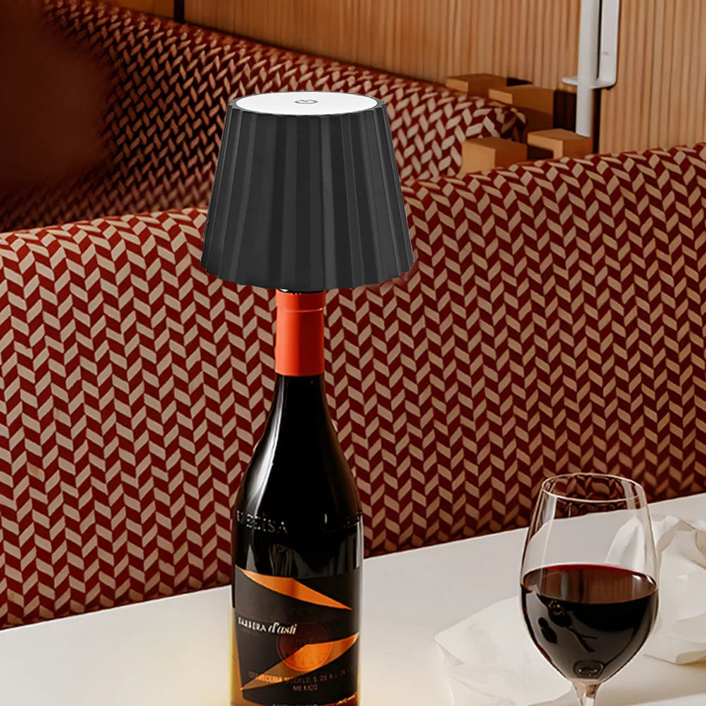 Vinflaska Bordslampa