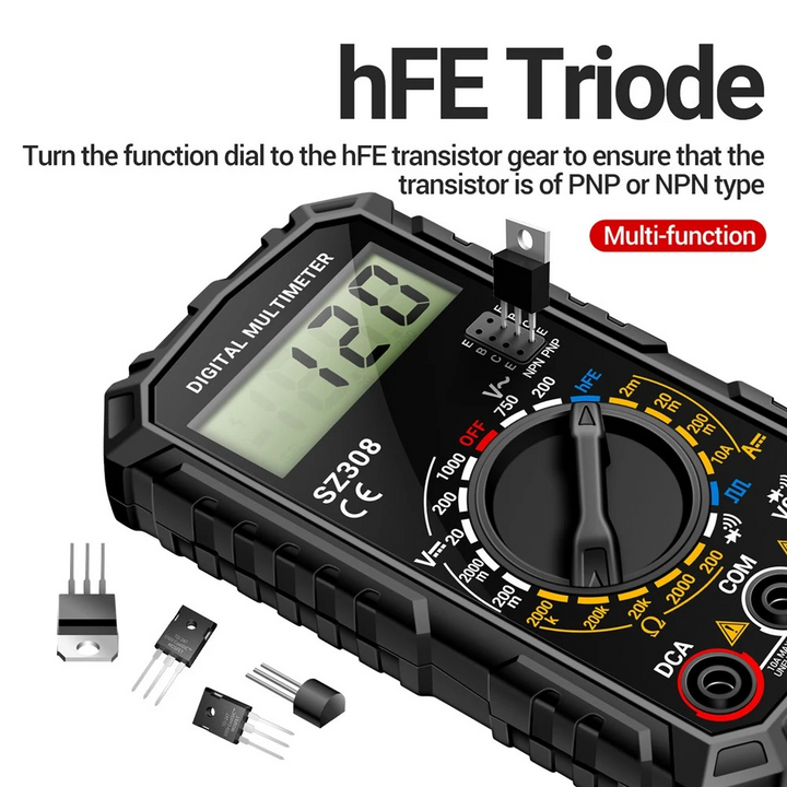 Elektrisk Testkit med Digital Multimeter