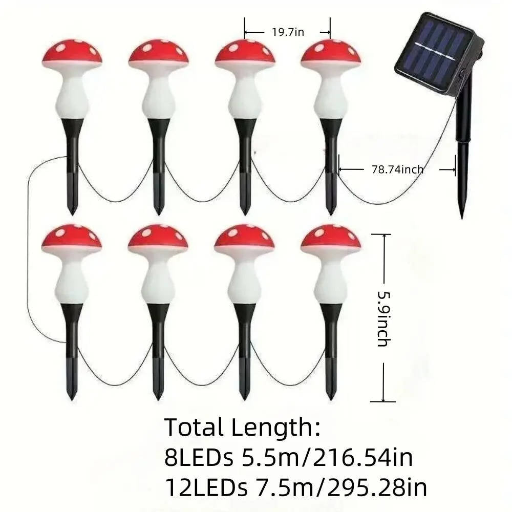 LED Solarlampor Utomhus Dekorativa
