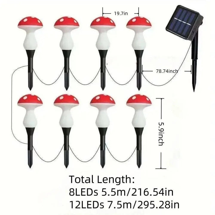 LED Solarlampor Utomhus Dekorativa