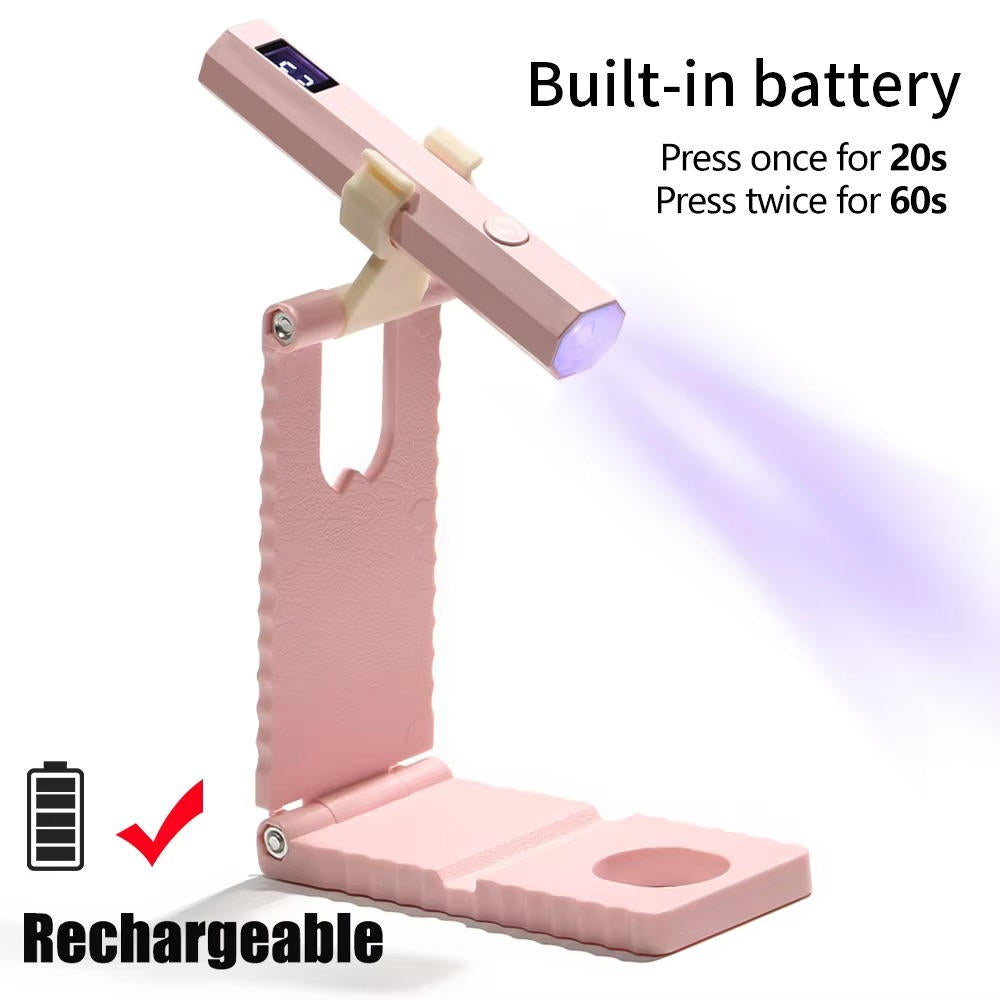 Bärbar LED Nagellampa