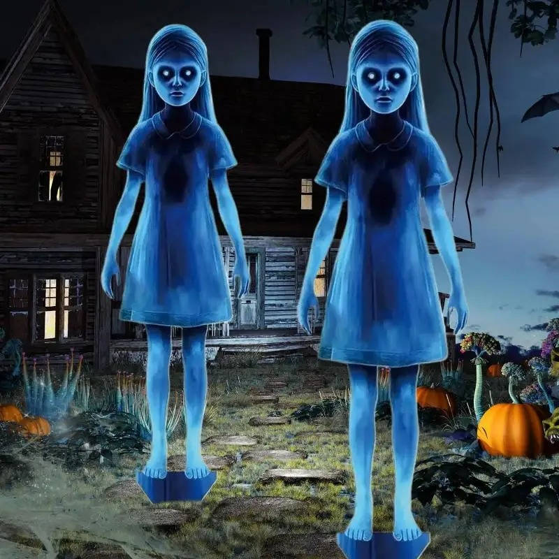 Flickspöke Gårdsdekoration för Halloween