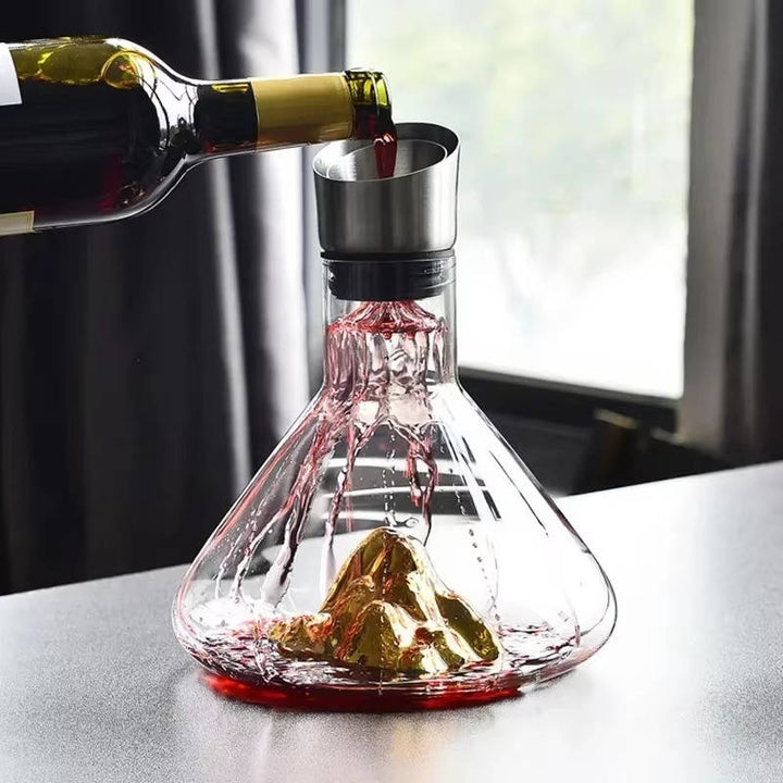 Kristallglas Vin Dekanter Aerator Karaff
