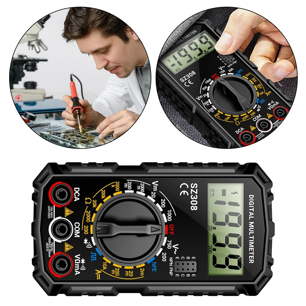 Elektrisk Testkit med Digital Multimeter