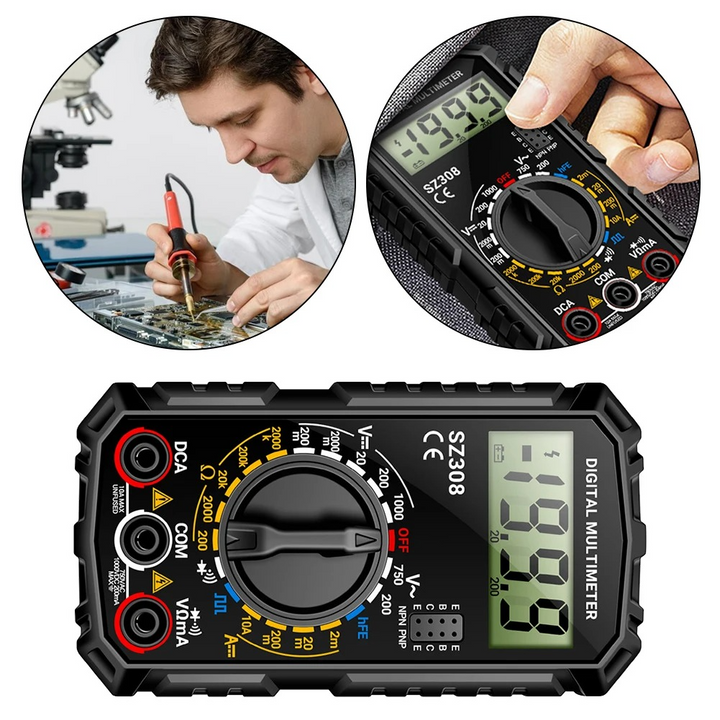Elektrisk Testkit med Digital Multimeter