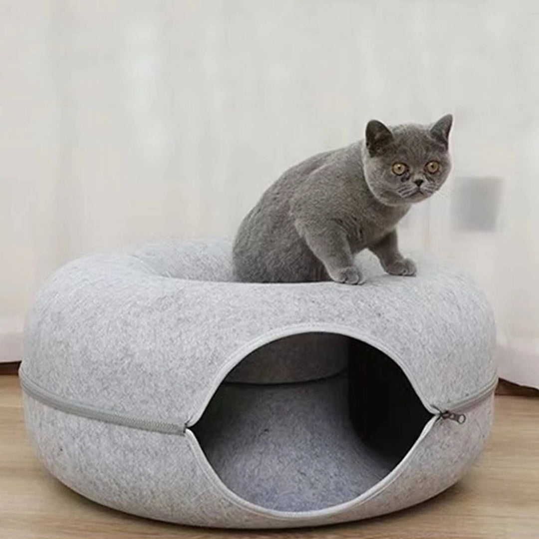Donut Säng För Katter