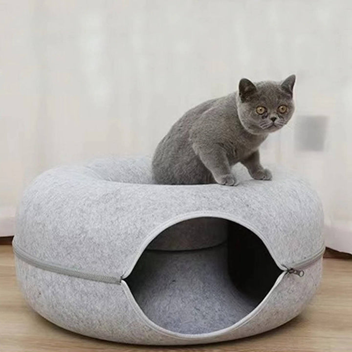 Donut Säng För Katter