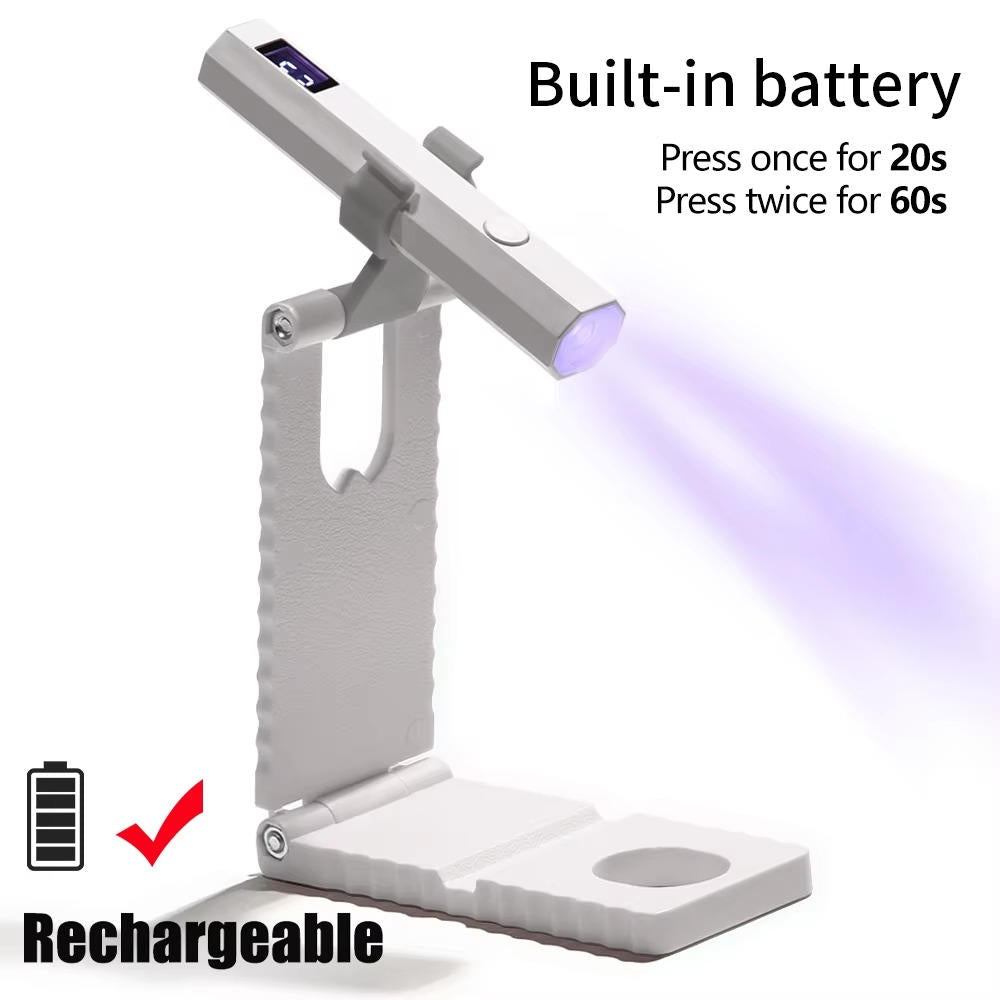 Bärbar LED Nagellampa