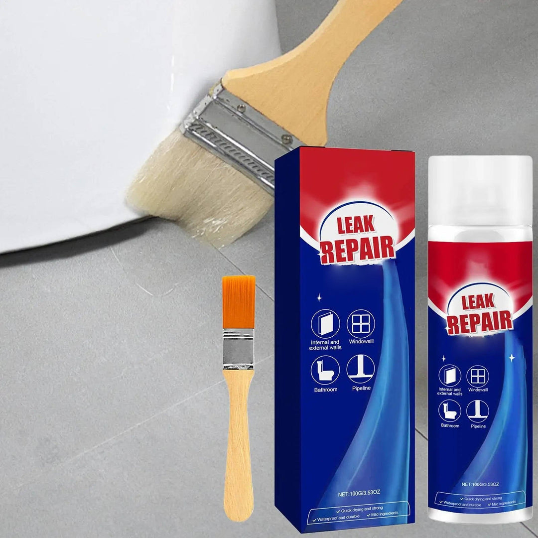 2 Set Läcksäker Vattentät Tätningsspray Allt-i-ett