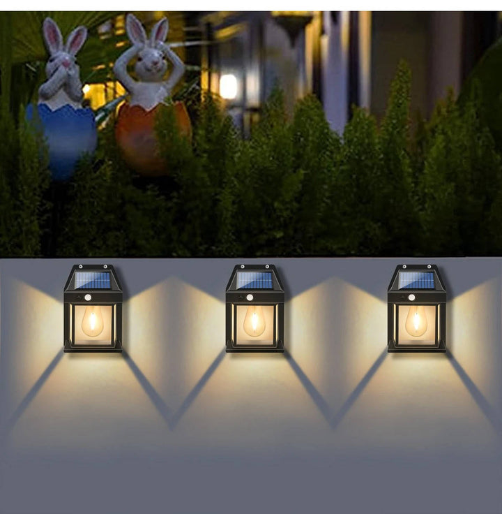 2 Set Solvägglampa Utomhus