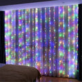 Gardinslingor med LED-ljus