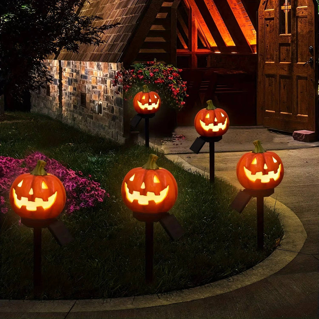 Lysande Pumpa Dekor Halloween Vägbelysning