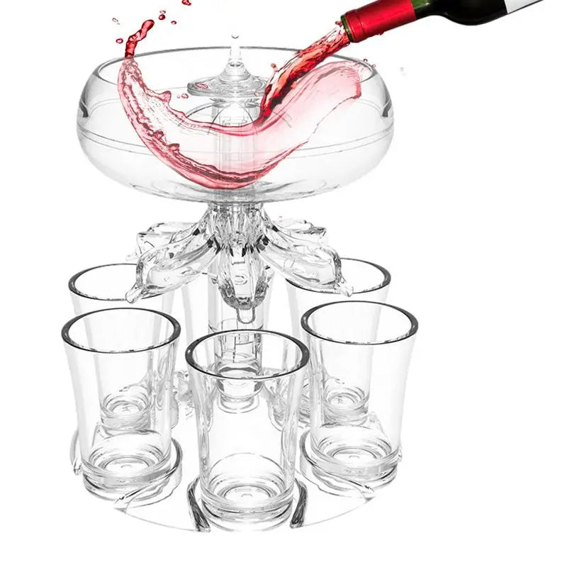 6 Shotglas Dryckedispenser