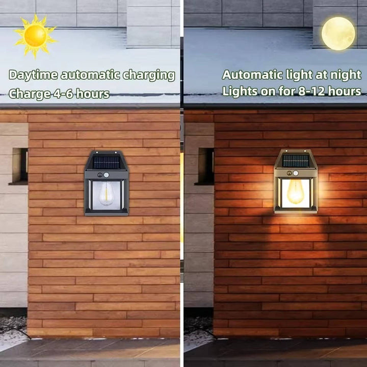 2 Set Solvägglampa Utomhus