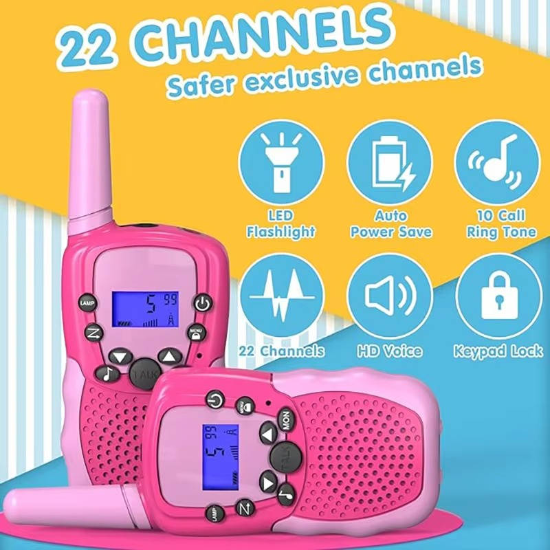 Barn Walkie Talkies (3-delarsset)