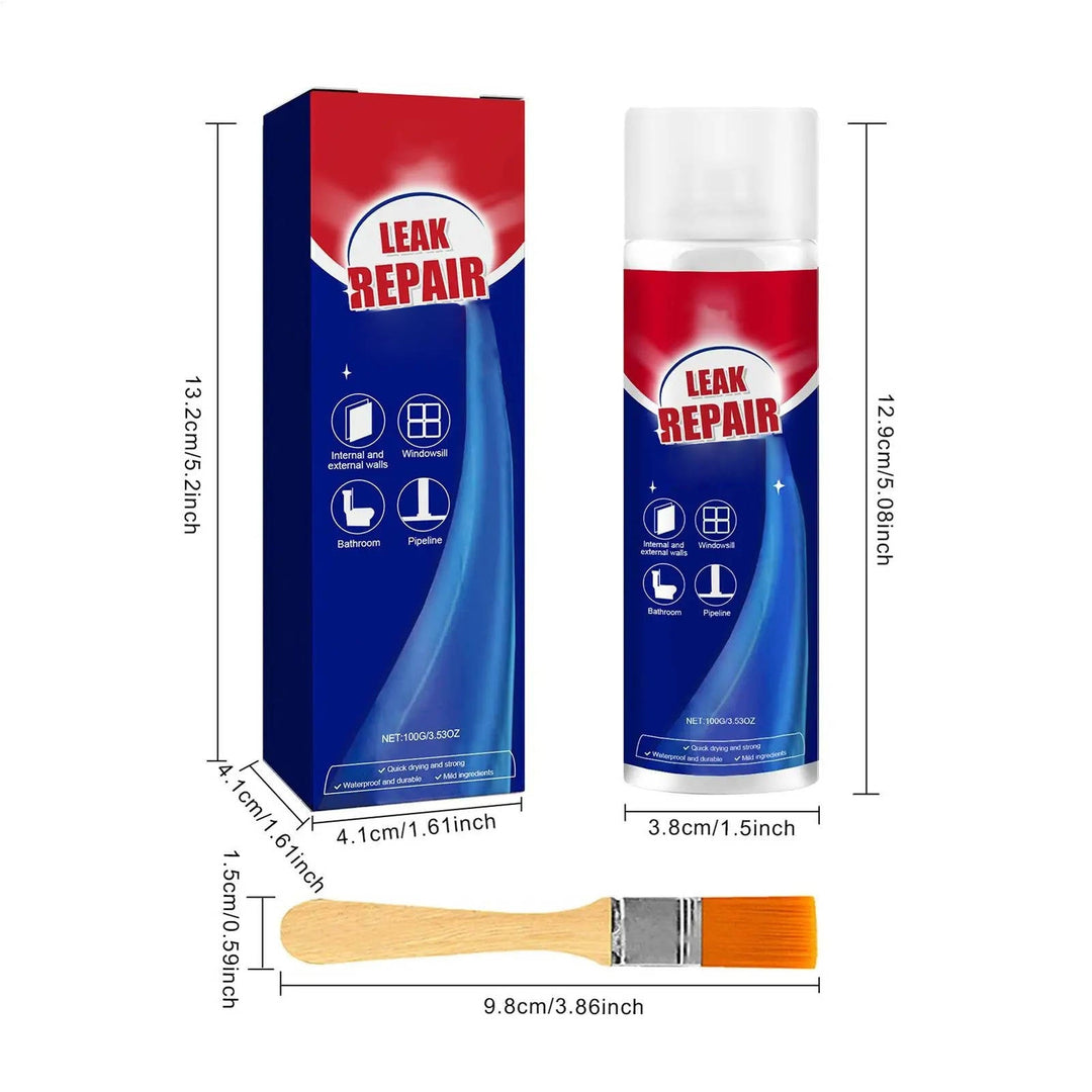 2 Set Läcksäker Vattentät Tätningsspray Allt-i-ett