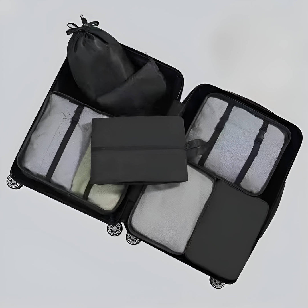 7 Set Packningskub för Resa