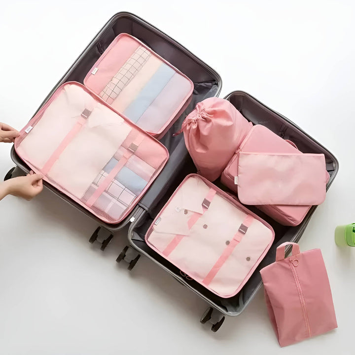 7 Set Packningskub för Resa