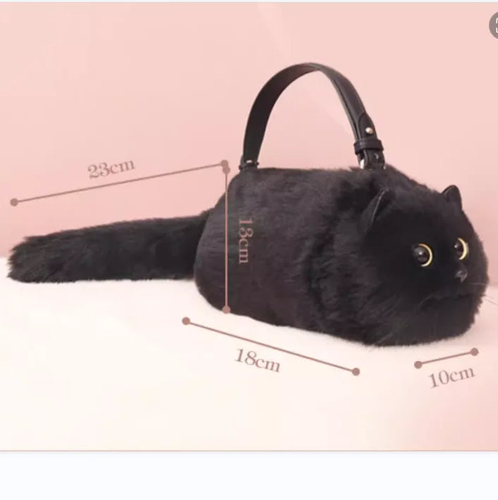 Enaxlad Plush Kattväska