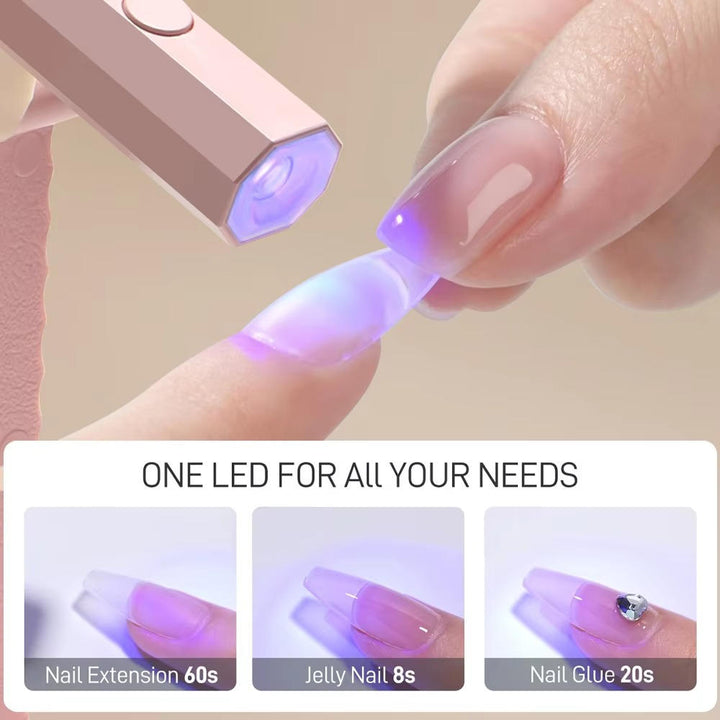Bärbar LED Nagellampa