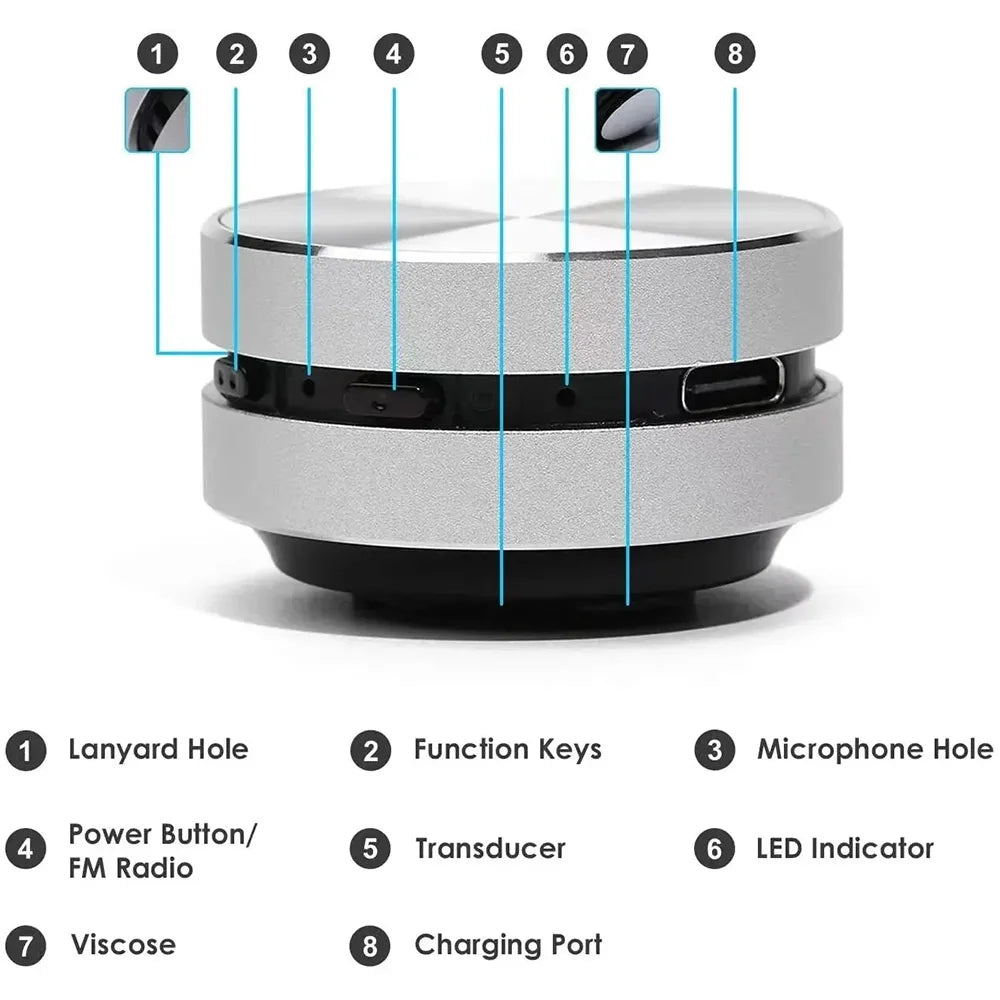 Benlednings Bluetooth-högtalare