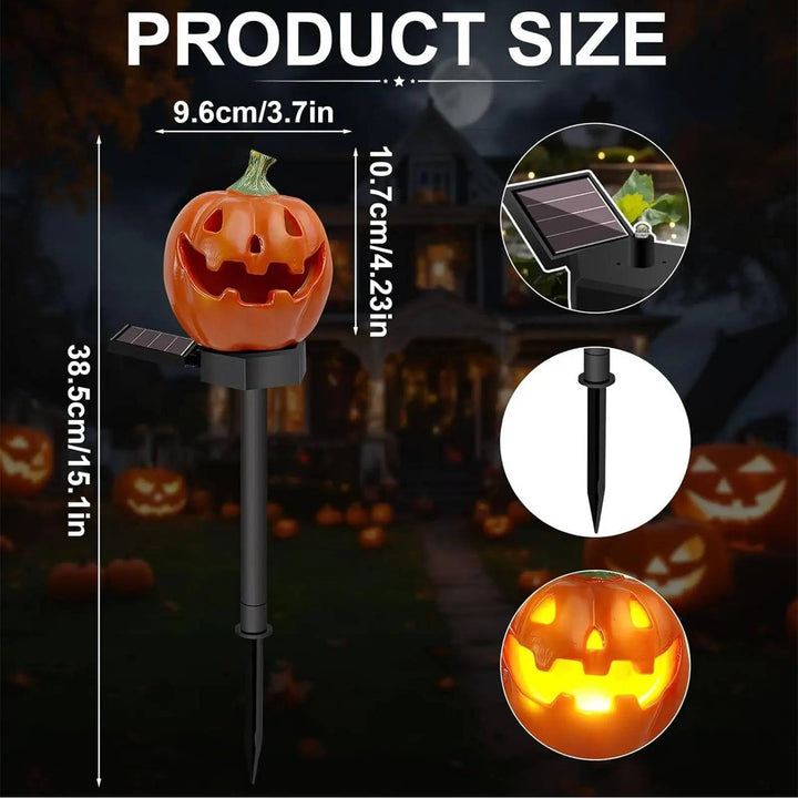Lysande Pumpa Dekor Halloween Vägbelysning